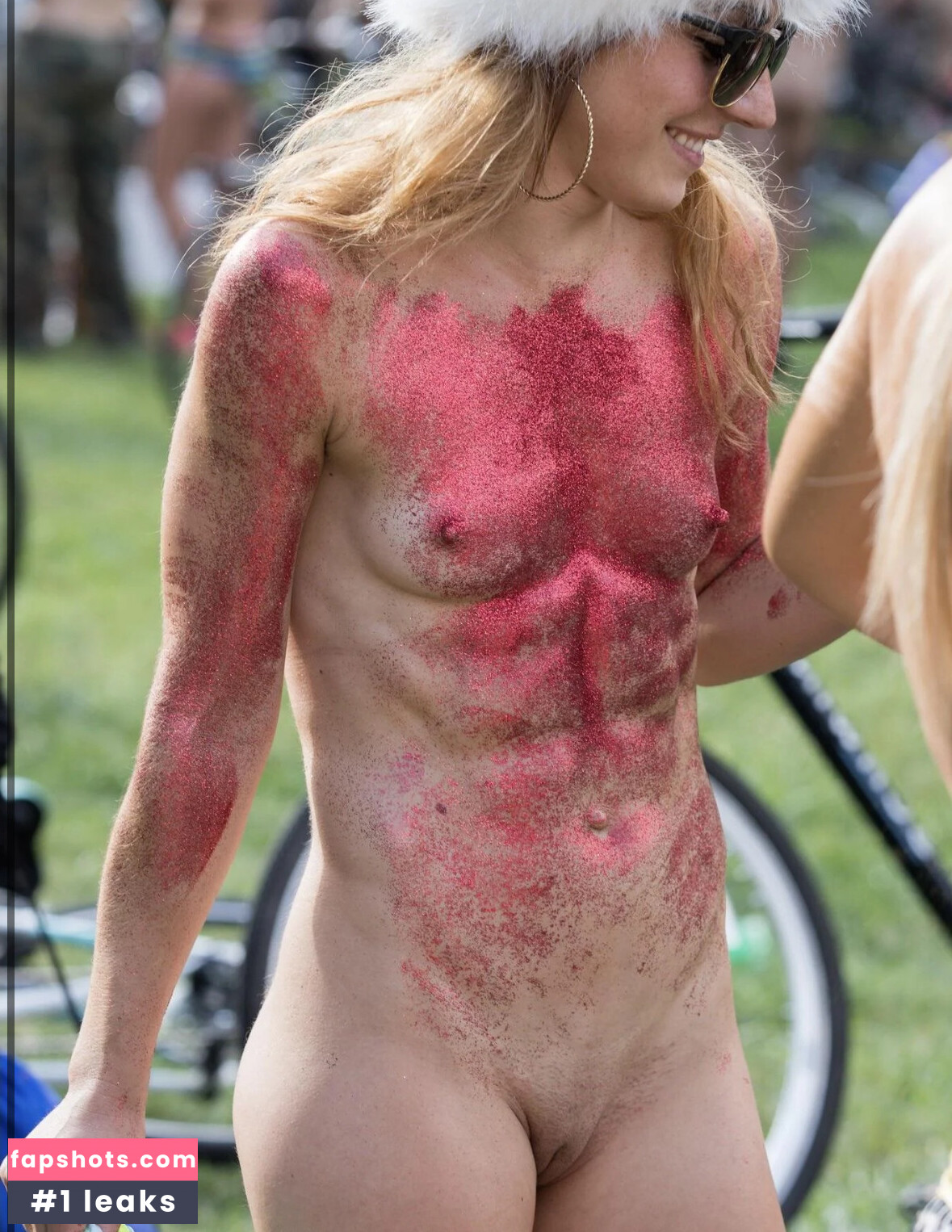 Abs Lady Philadelphia World Naked Bike Ride gallery photo #6