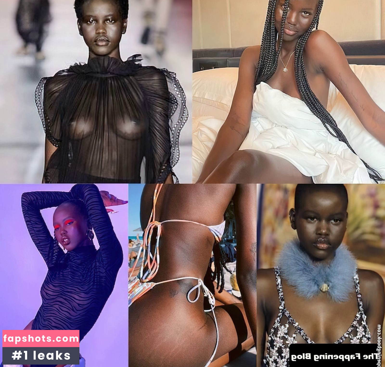 Adut Akech Nahé úniky fotek pouze od fanoušků #86 - Fapshots