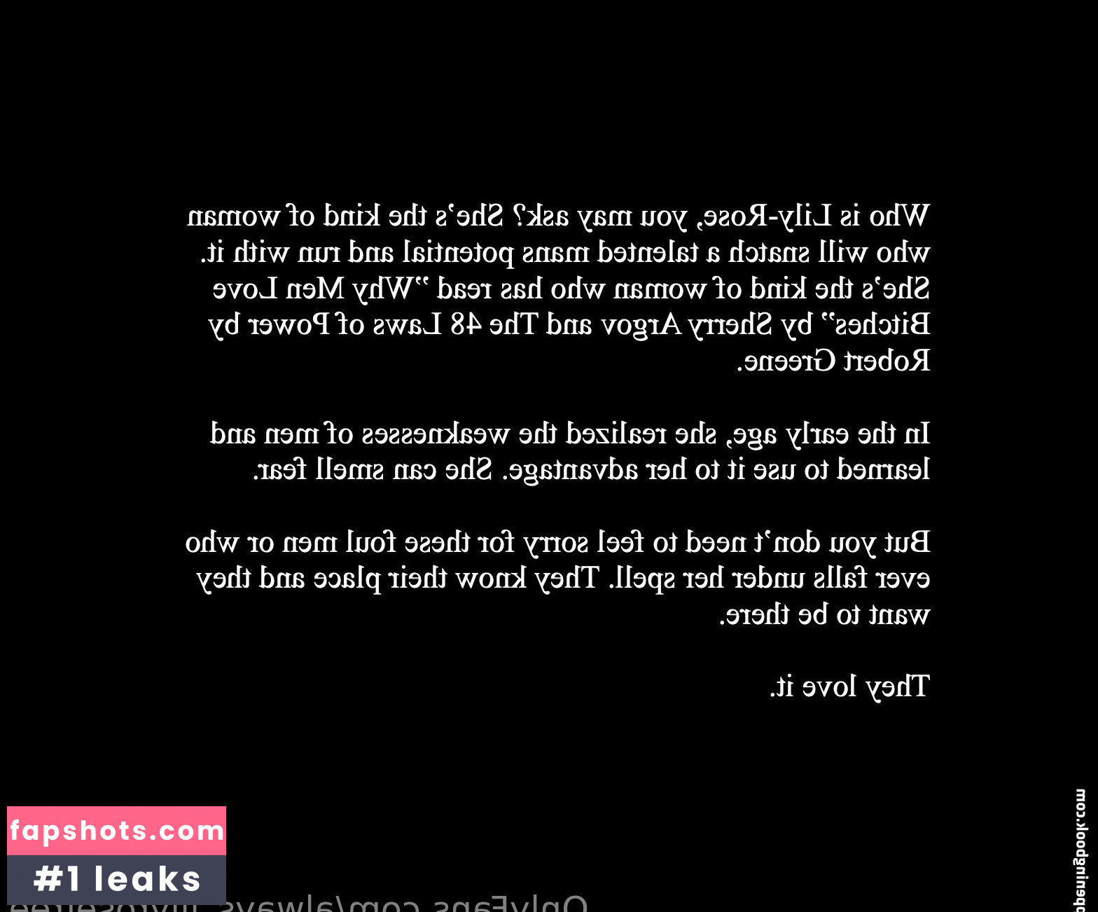 always_lilyrosefree Nahé úniky fotek pouze od fanoušků #7 - Fapshots