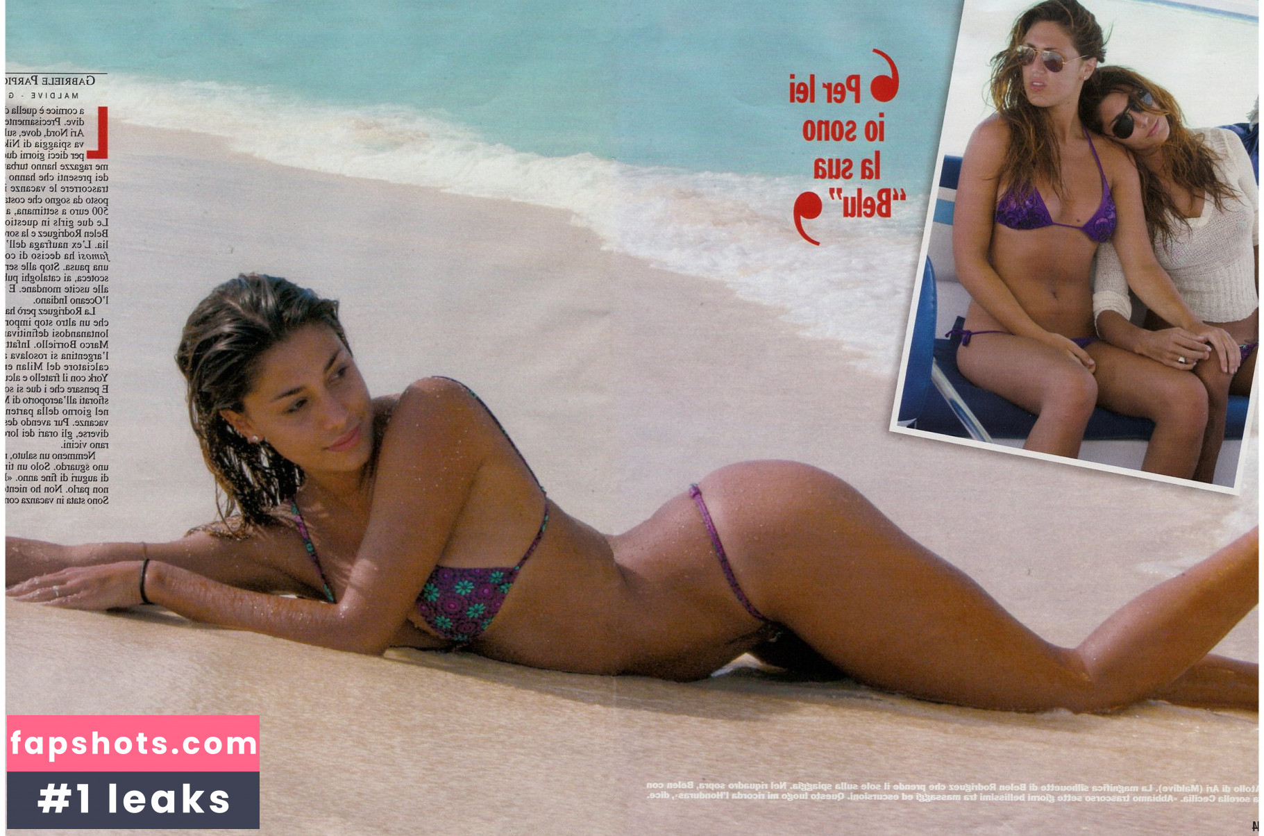 Belen Rodriguez Nahé úniky fotek pouze od fanoušků #334 - Fapshots