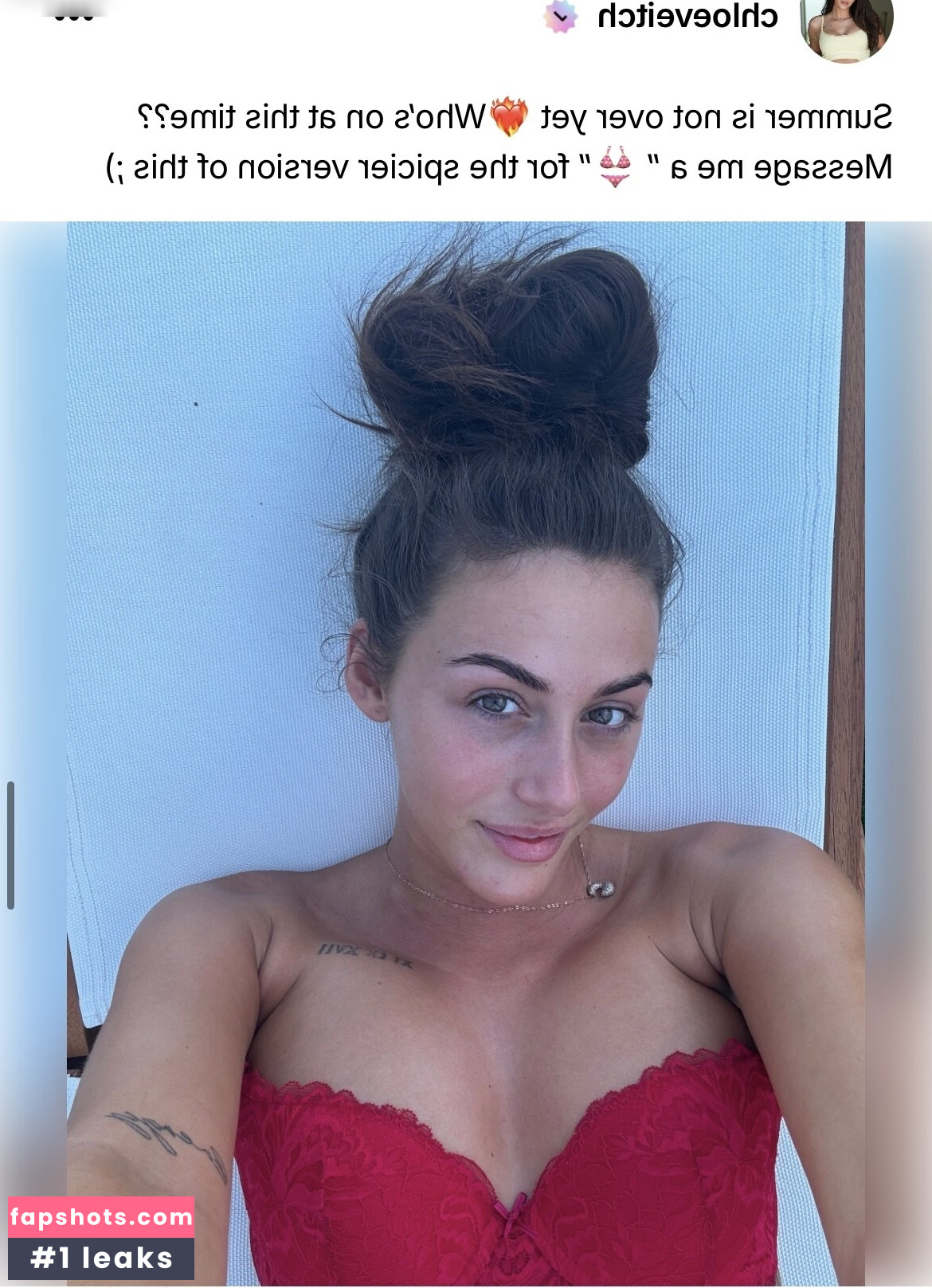 Chloe Veitch Filtración Desnuda OnlyFans Foto #18 - Fapshots