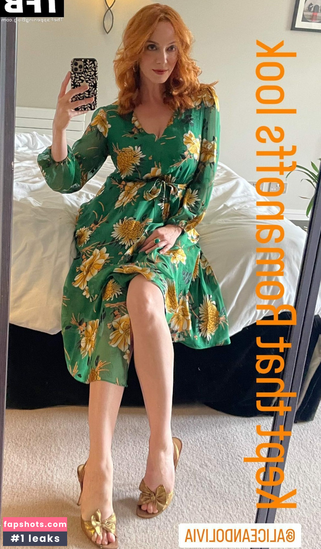 Christina Hendricks Nahé úniky fotek pouze od fanoušků #436 - Fapshots