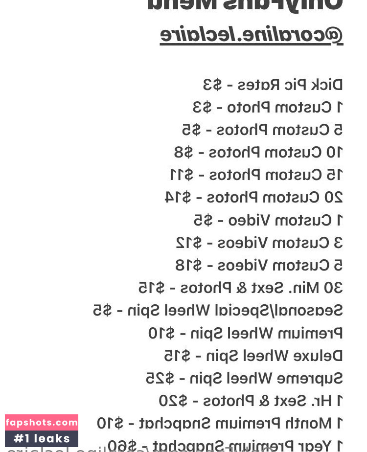 coraline.leclaire Nahé úniky fotek pouze od fanoušků #19 - Fapshots