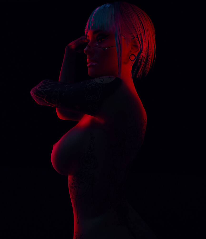 cyberpunk-2077 Nahé úniky fotek pouze od fanoušků #503 - Fapshots