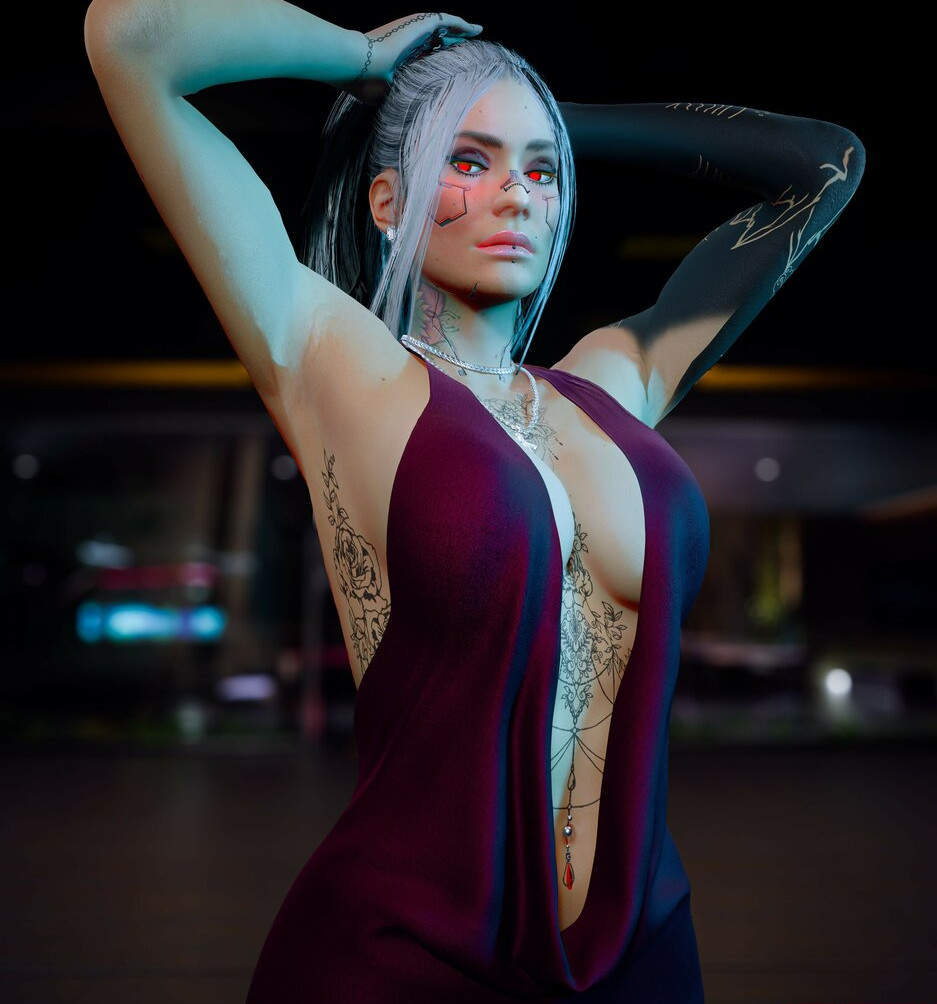 cyberpunk-2077 Nahé úniky fotek pouze od fanoušků #511 - Fapshots