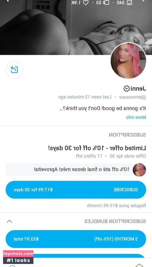 jennossaur Nude Leaks OnlyFans - Fapshots