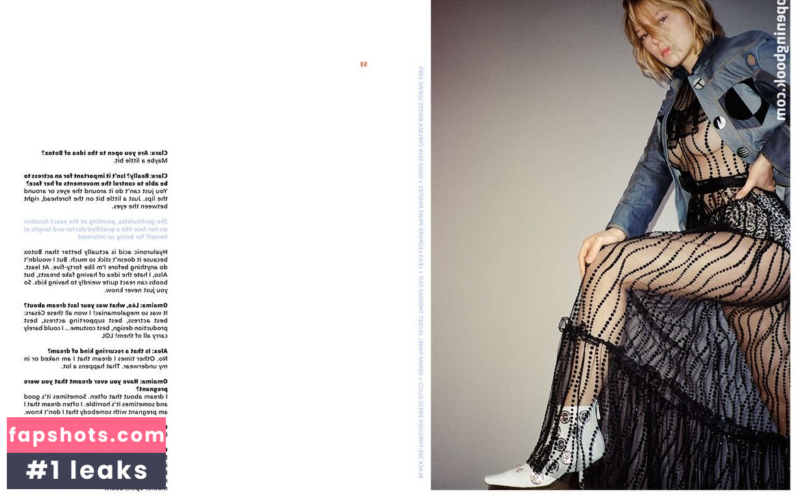 Léa Seydoux Nude Leaks OnlyFans Photos #201 - Fapshots