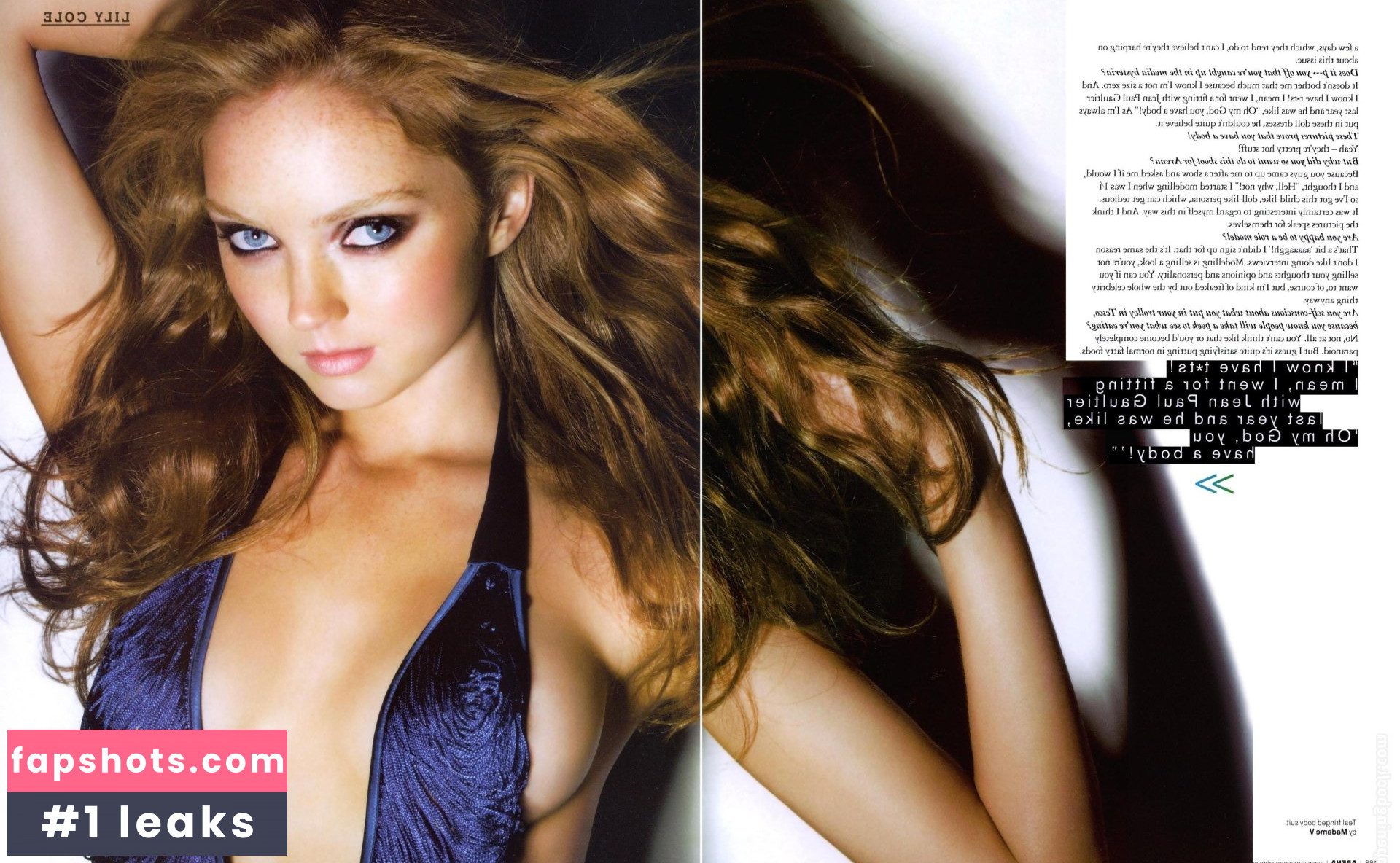 Lily Cole Nahé úniky fotek pouze od fanoušků #76 - Fapshots