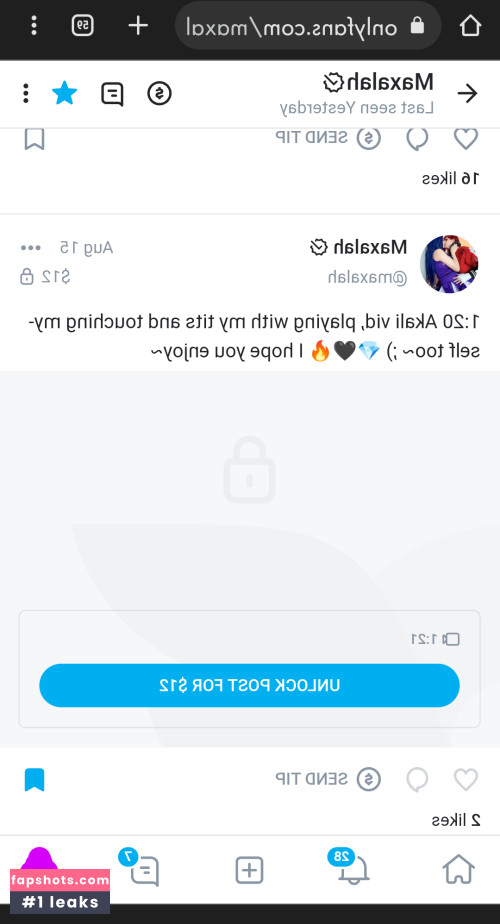 Maxalah Nahé úniky fotek pouze od fanoušků #11 - Fapshots