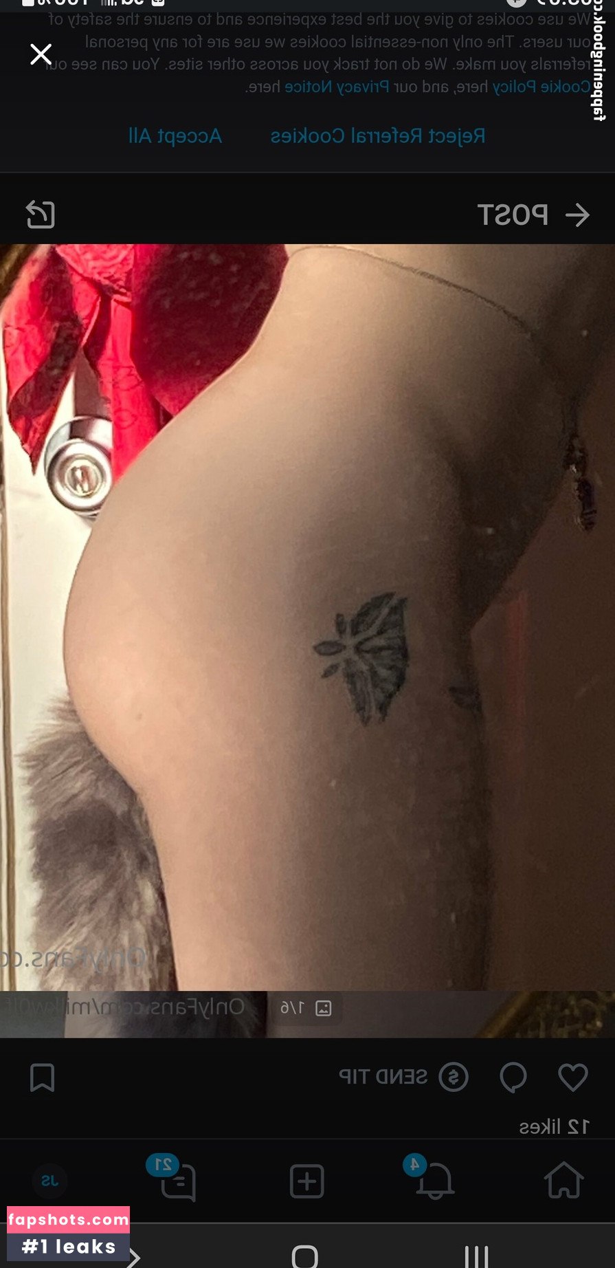 milkw0lf Nahé úniky fotek pouze od fanoušků #35 - Fapshots