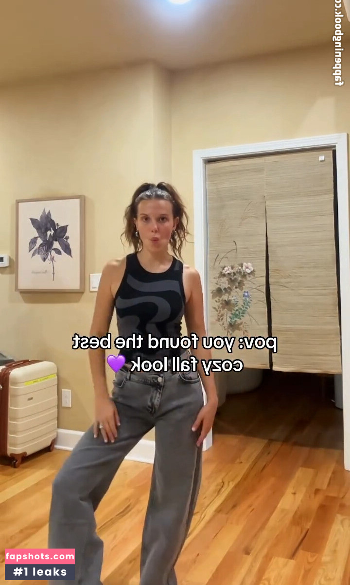 Millie Bobby Brown Nahé úniky fotek pouze od fanoušků #584 - Fapshots