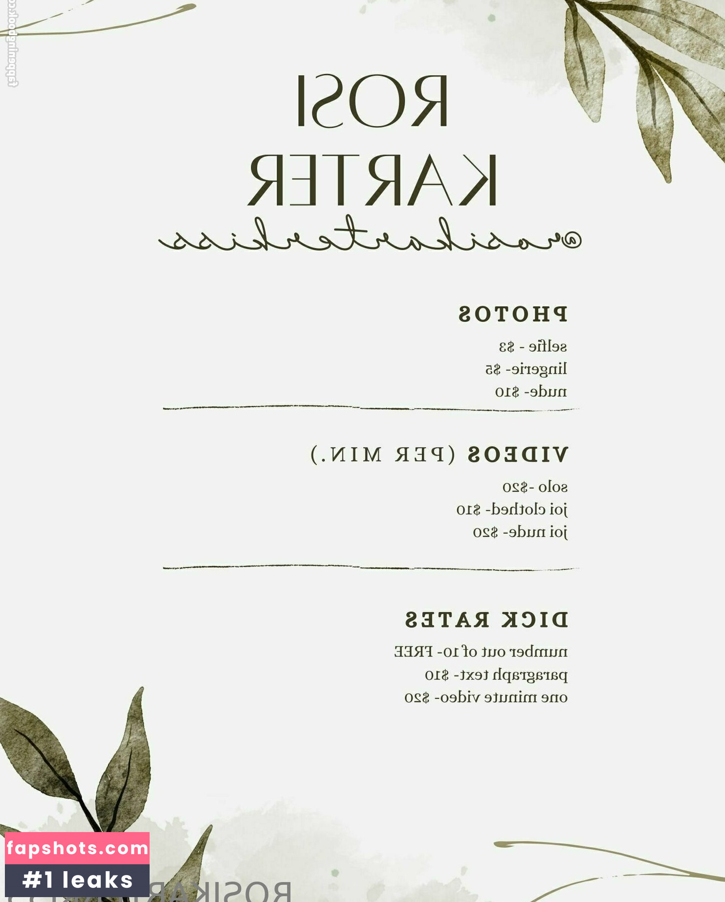 Rosikarterkiss gallery photo #21