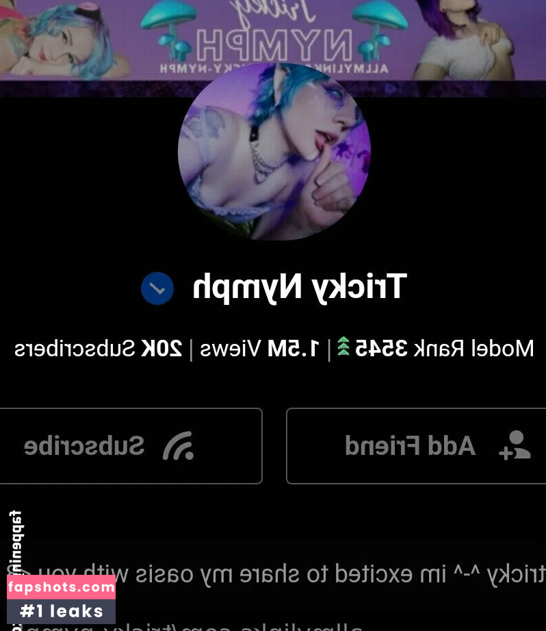 Tricky_Nymph Nahé úniky fotek pouze od fanoušků #35 - Fapshots
