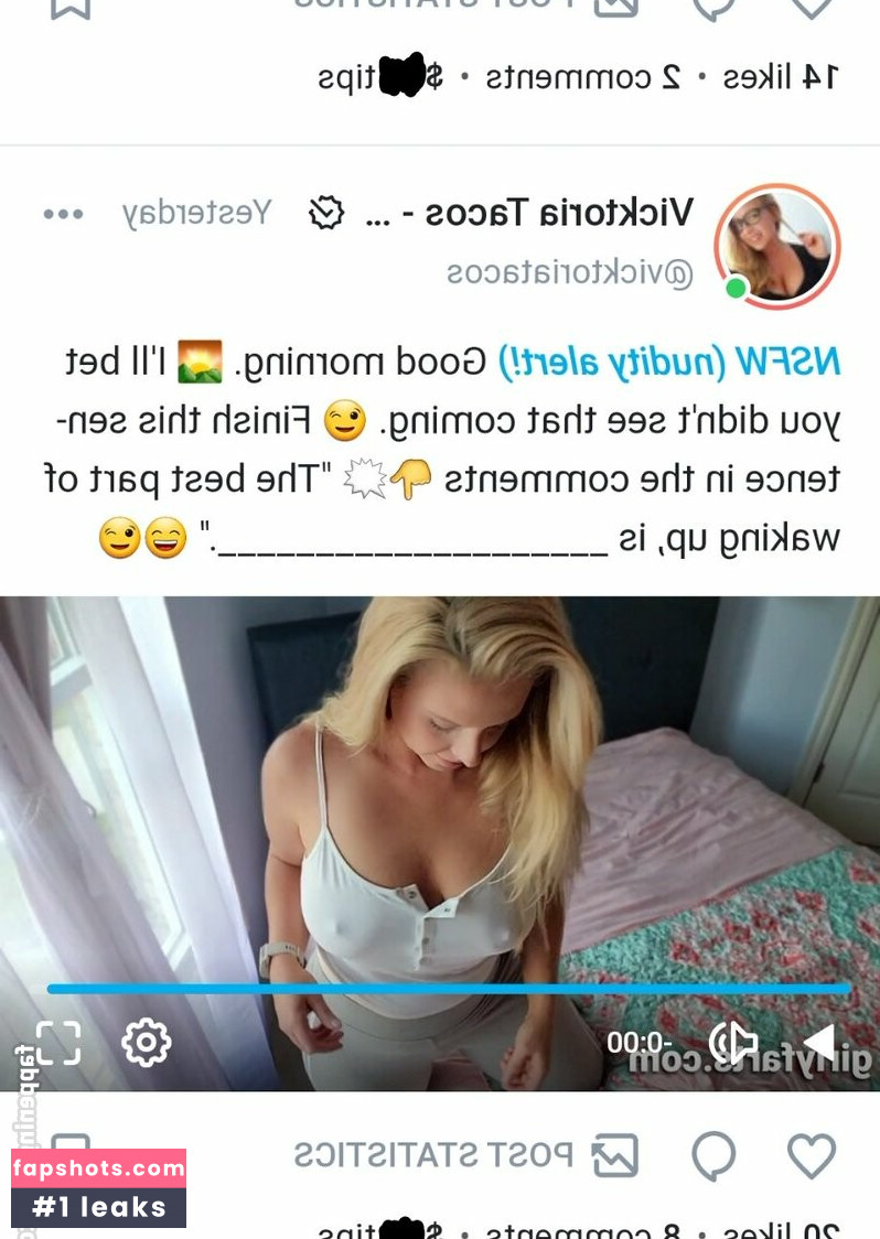 Vicktoriatacos Nahé úniky fotek pouze od fanoušků #5 - Fapshots