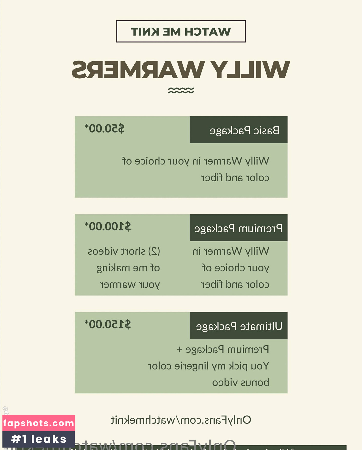 watchmeknit Nahé úniky fotek pouze od fanoušků #11 - Fapshots